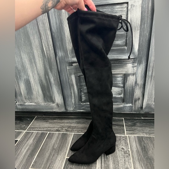 NWT A New Day Black Greta Tall Dress Boots - Picture 4 of 8